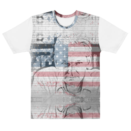Julian Assange All - Over Print Men's Crew Neck T-Shirt - Propaganda Department