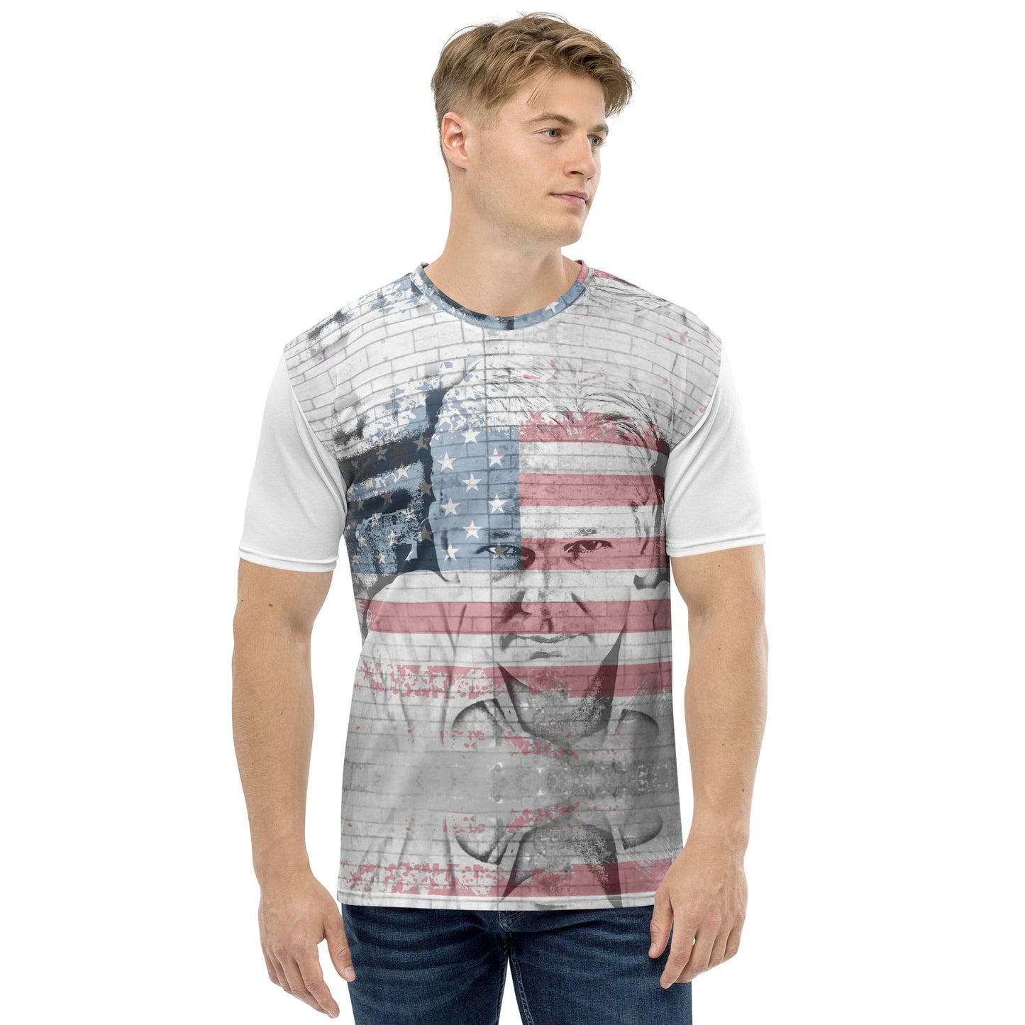 Julian Assange All - Over Print Men's Crew Neck T-Shirt - Propaganda Department