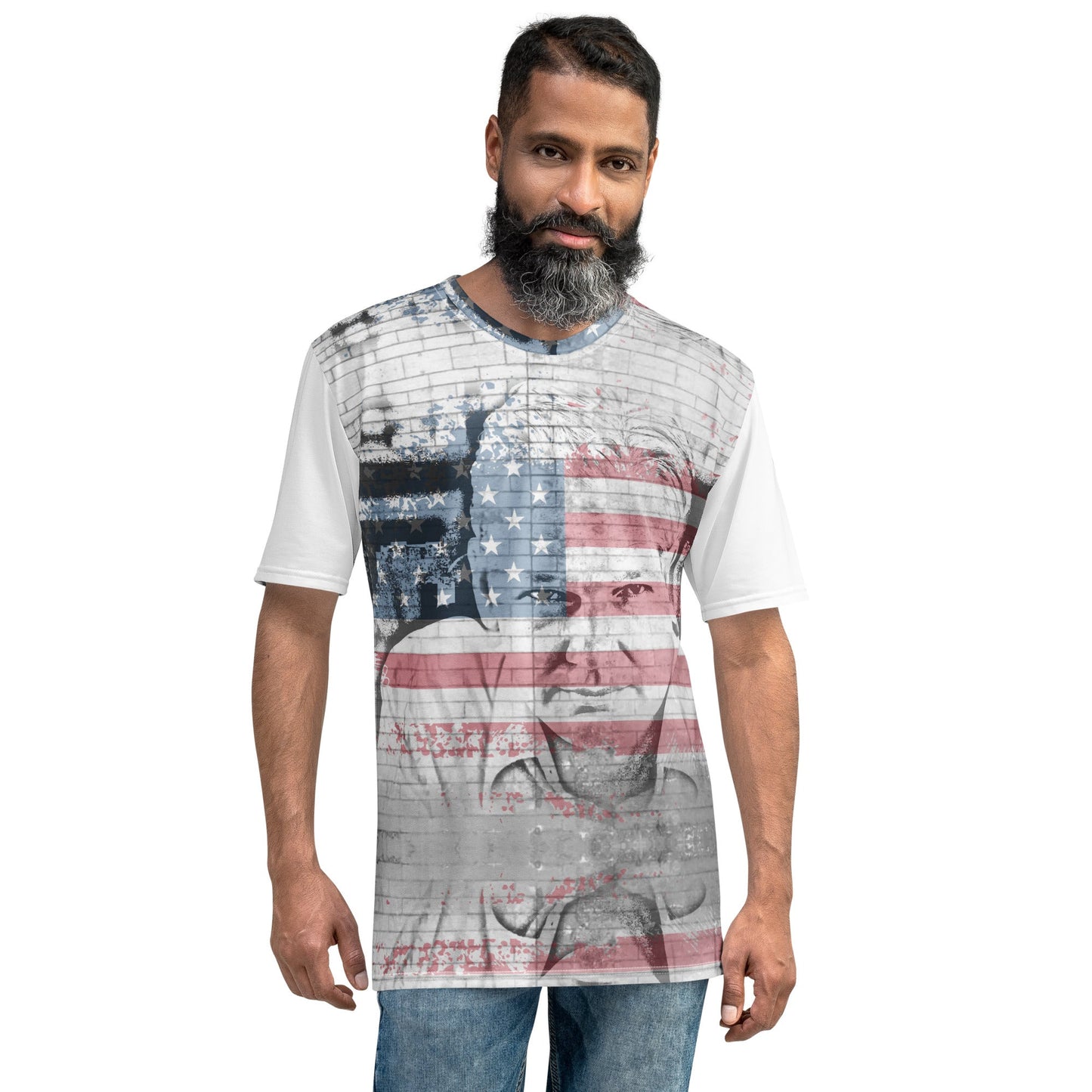 Julian Assange All - Over Print Men's Crew Neck T-Shirt - Propaganda Department