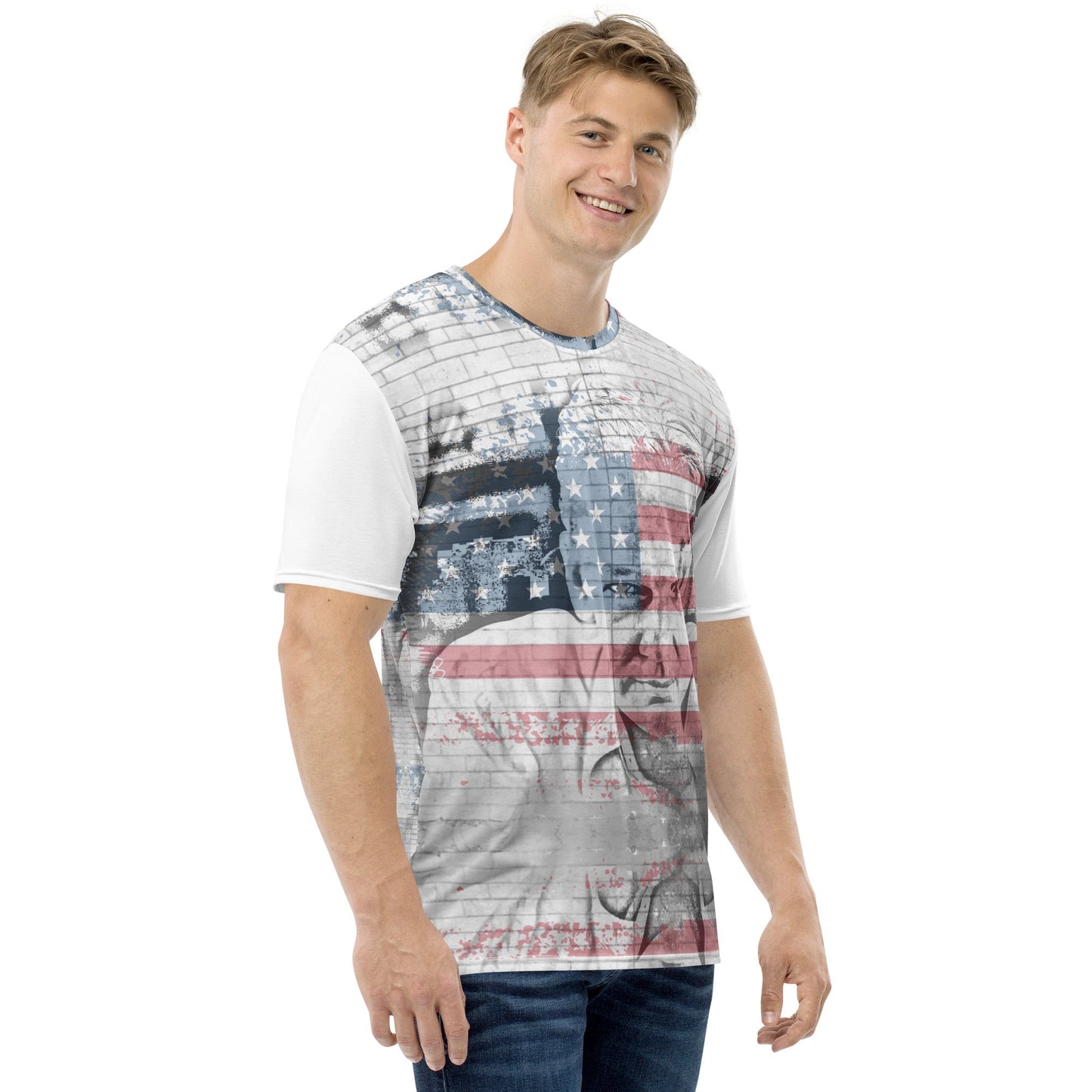 Julian Assange All - Over Print Men's Crew Neck T-Shirt - Propaganda Department