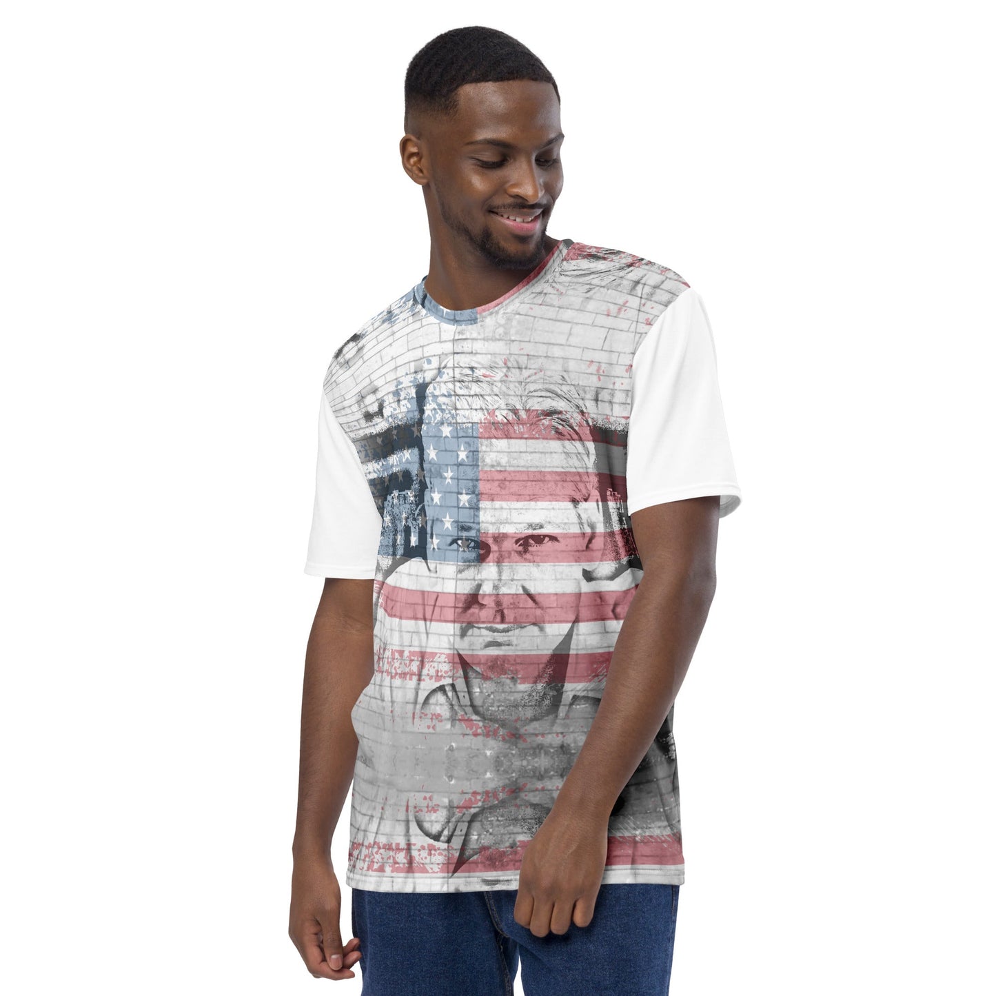 Julian Assange All - Over Print Men's Crew Neck T-Shirt - Propaganda Department