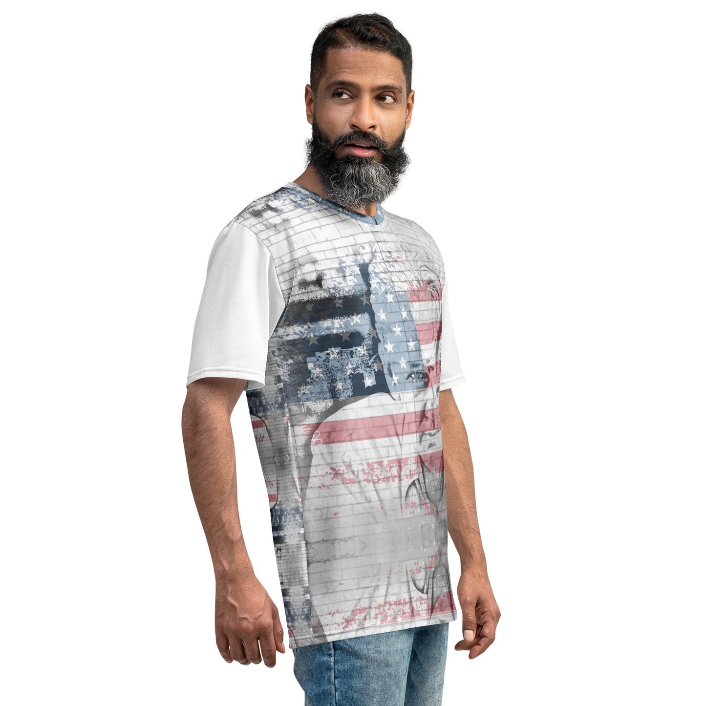 Julian Assange All - Over Print Men's Crew Neck T-Shirt - Propaganda Department