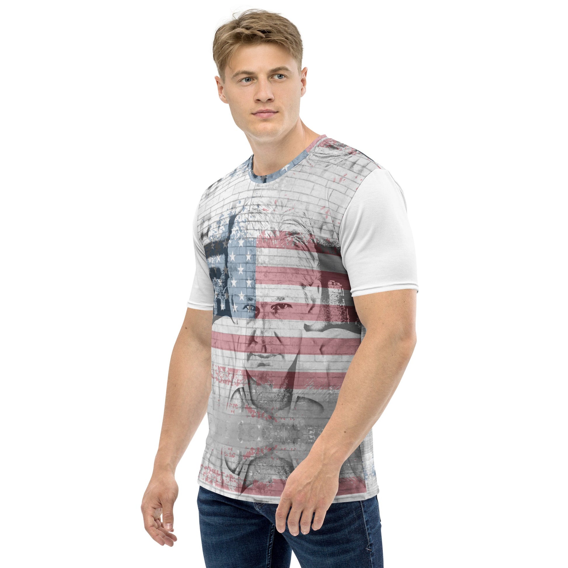 Julian Assange All - Over Print Men's Crew Neck T-Shirt - Propaganda Department