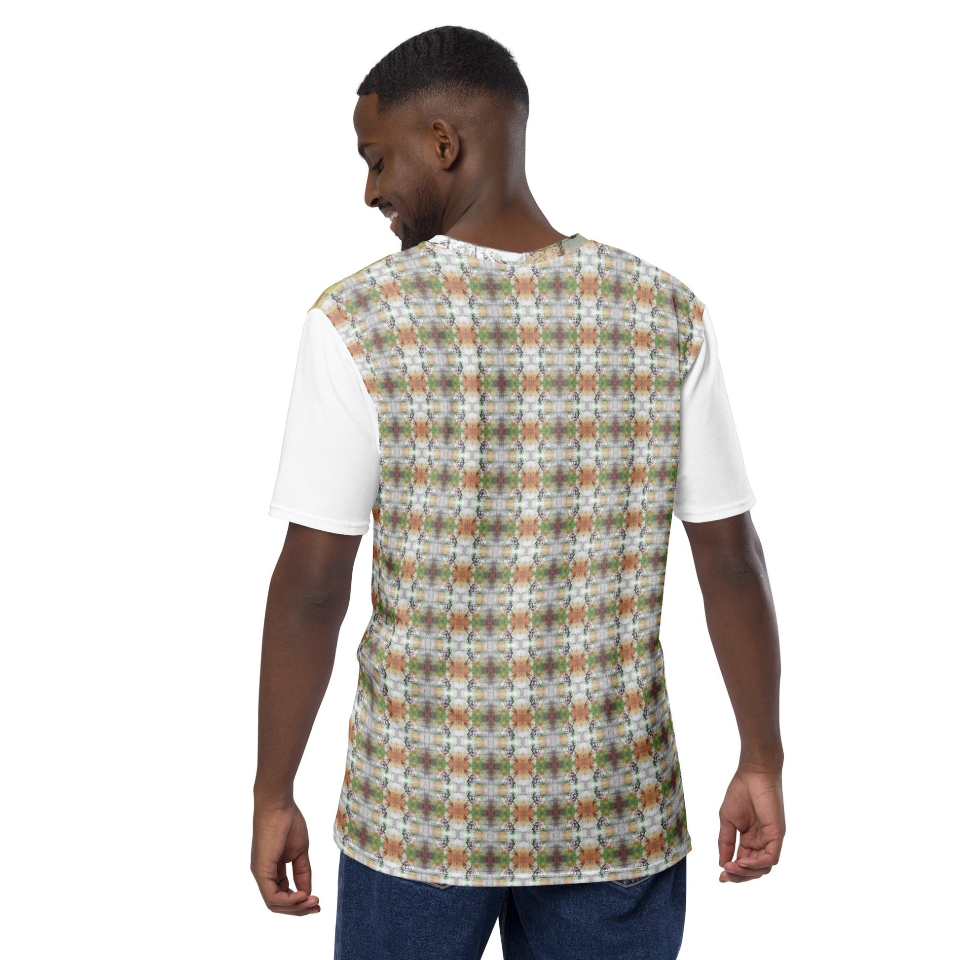 Mahatma Gandhi All - Over Print Men's Crew Neck T-Shirt - Propaganda Department