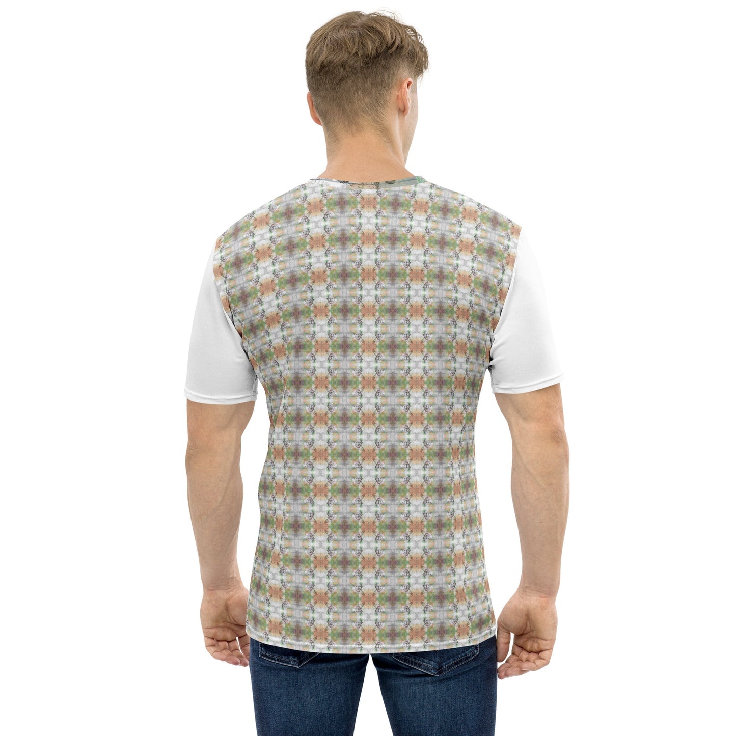 Mahatma Gandhi All - Over Print Men's Crew Neck T-Shirt - Propaganda Department