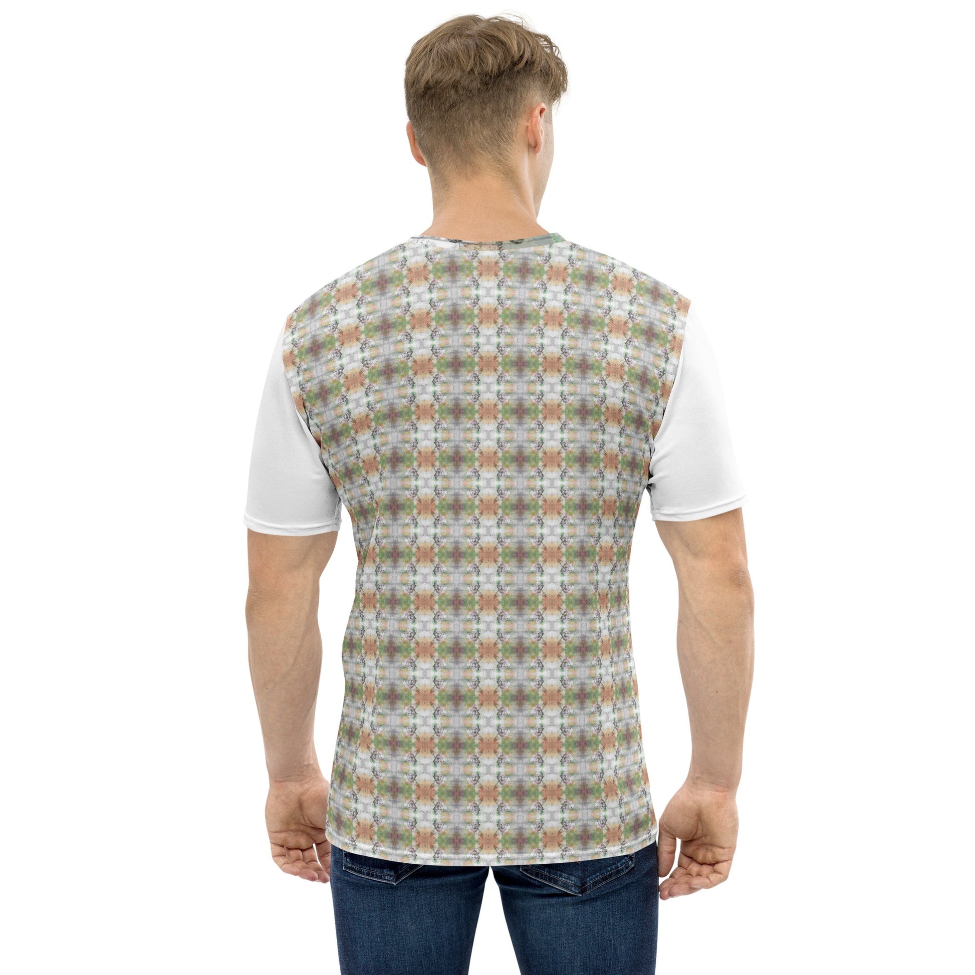 Mahatma Gandhi All - Over Print Men's Crew Neck T-Shirt - Propaganda Department