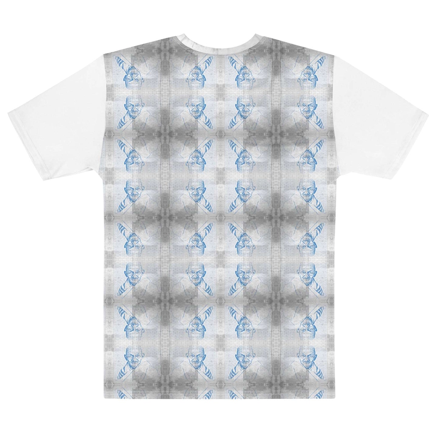 Mahatma Gandhi all-over print men's t-shirt, nonviolent resistance activist fashion, Pen vs Sword