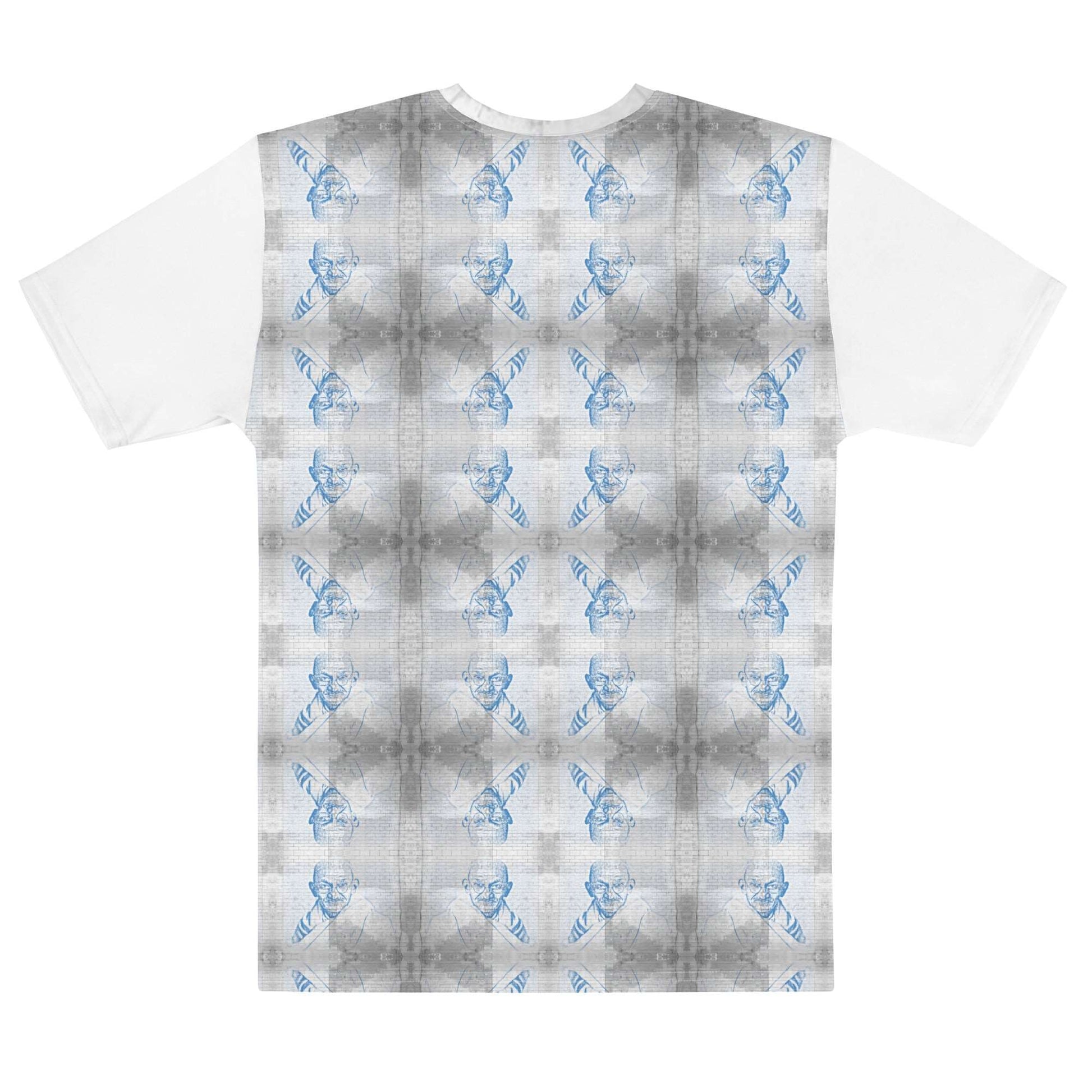 Mahatma Gandhi all-over print men's t-shirt, nonviolent resistance activist fashion, Pen vs Sword