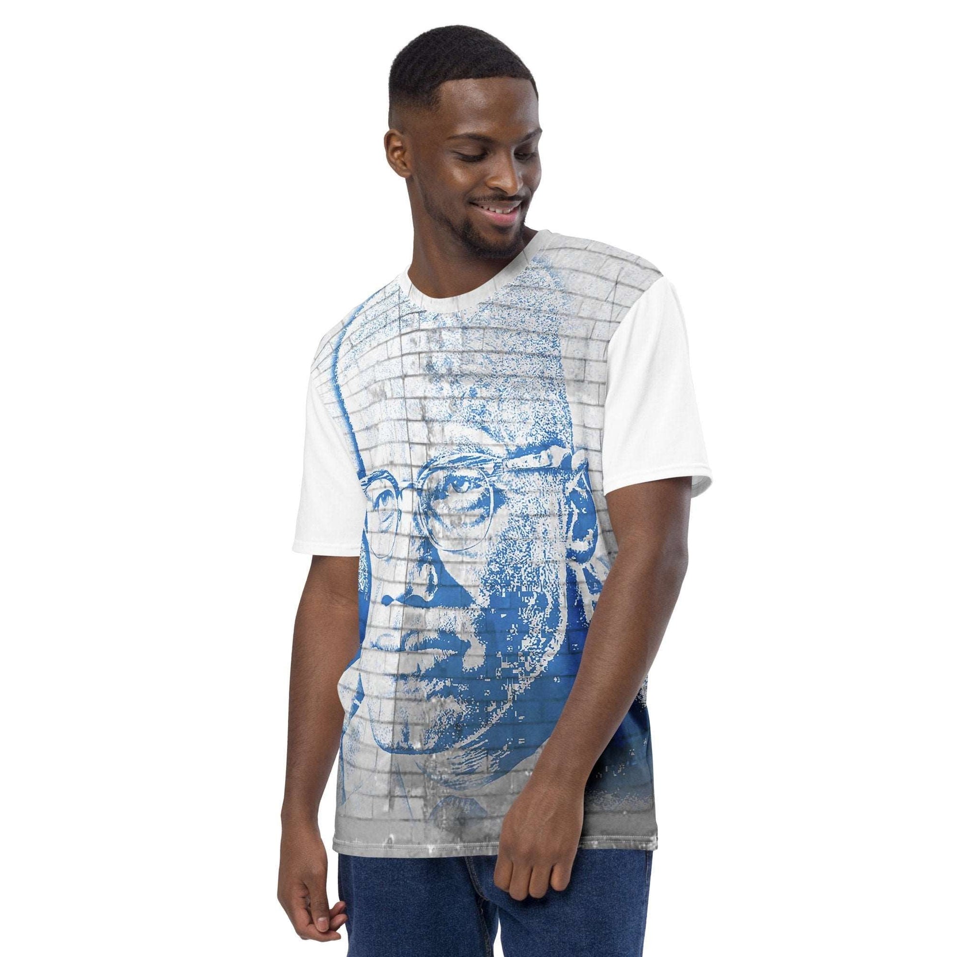 Malcolm X All - Over Print Men's T-Shirt - Propaganda Department