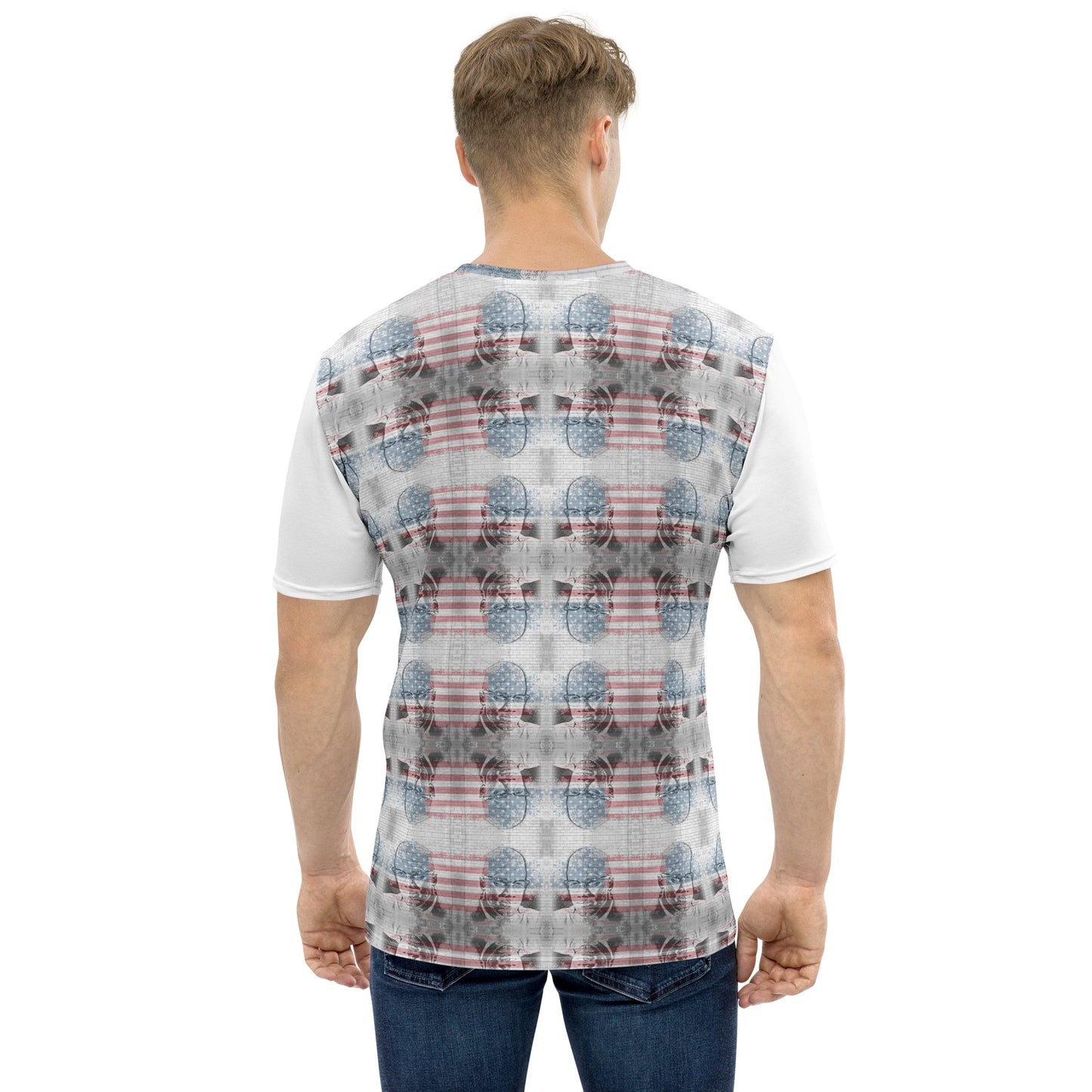 Malcolm X All - Over Print Men's Crew Neck T-Shirt - Propaganda Department