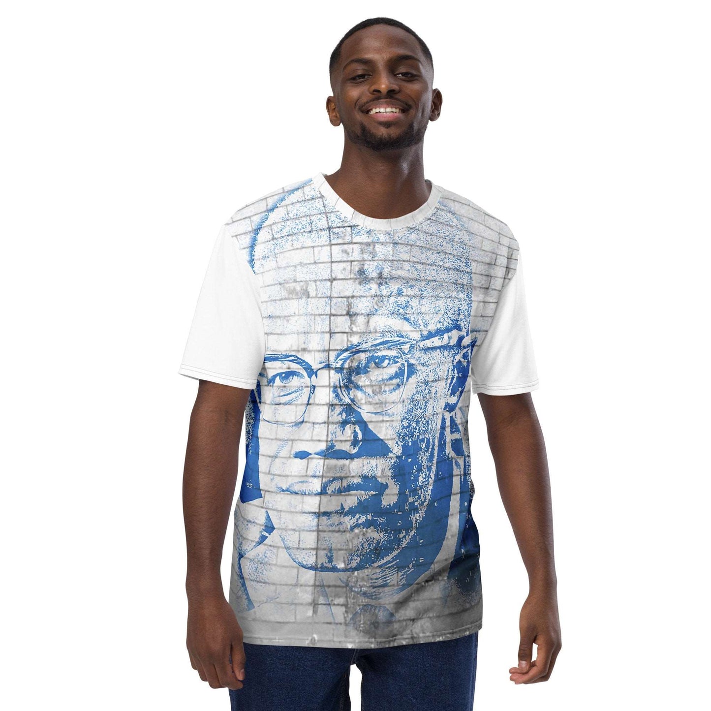 Malcolm X All - Over Print Men's T-Shirt - Propaganda Department