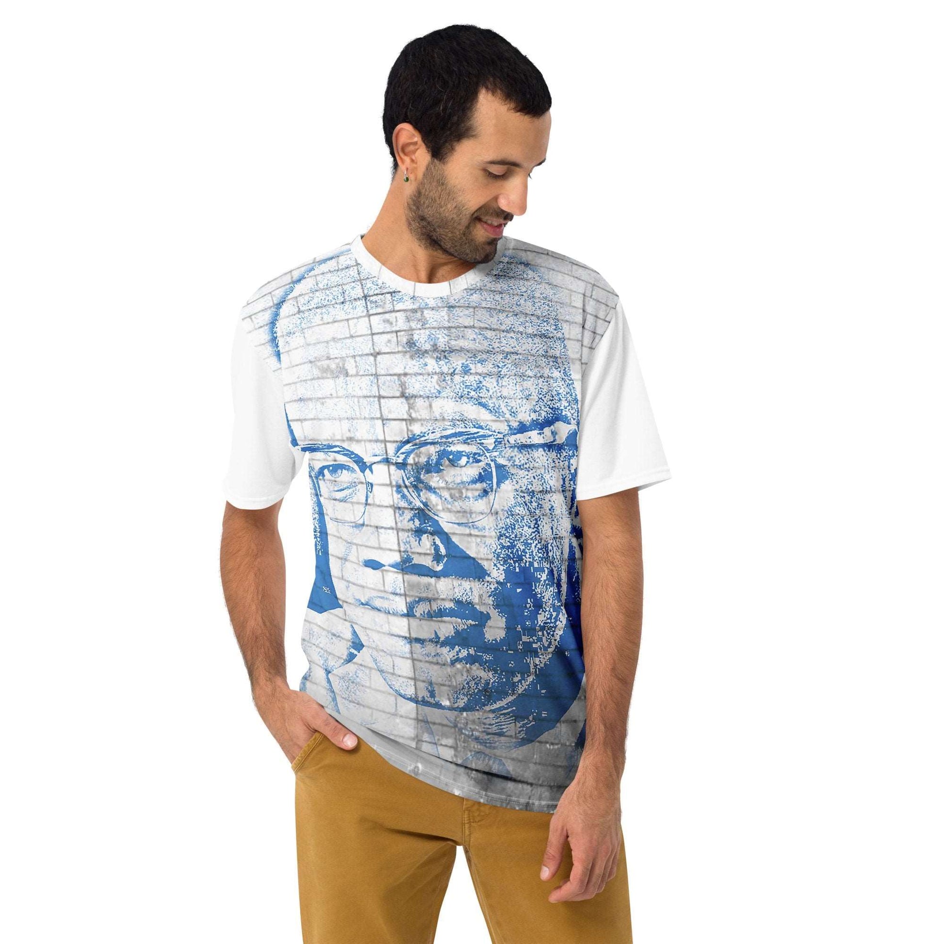 Malcolm X All - Over Print Men's T-Shirt - Propaganda Department
