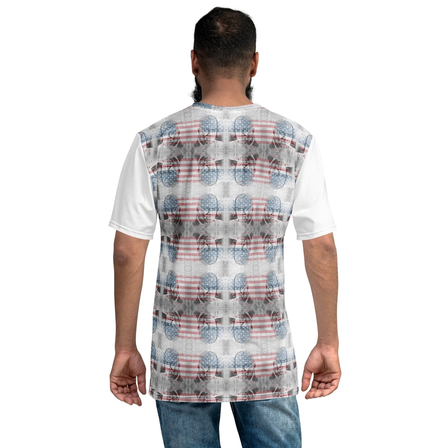 Malcolm X All - Over Print Men's Crew Neck T-Shirt - Propaganda Department