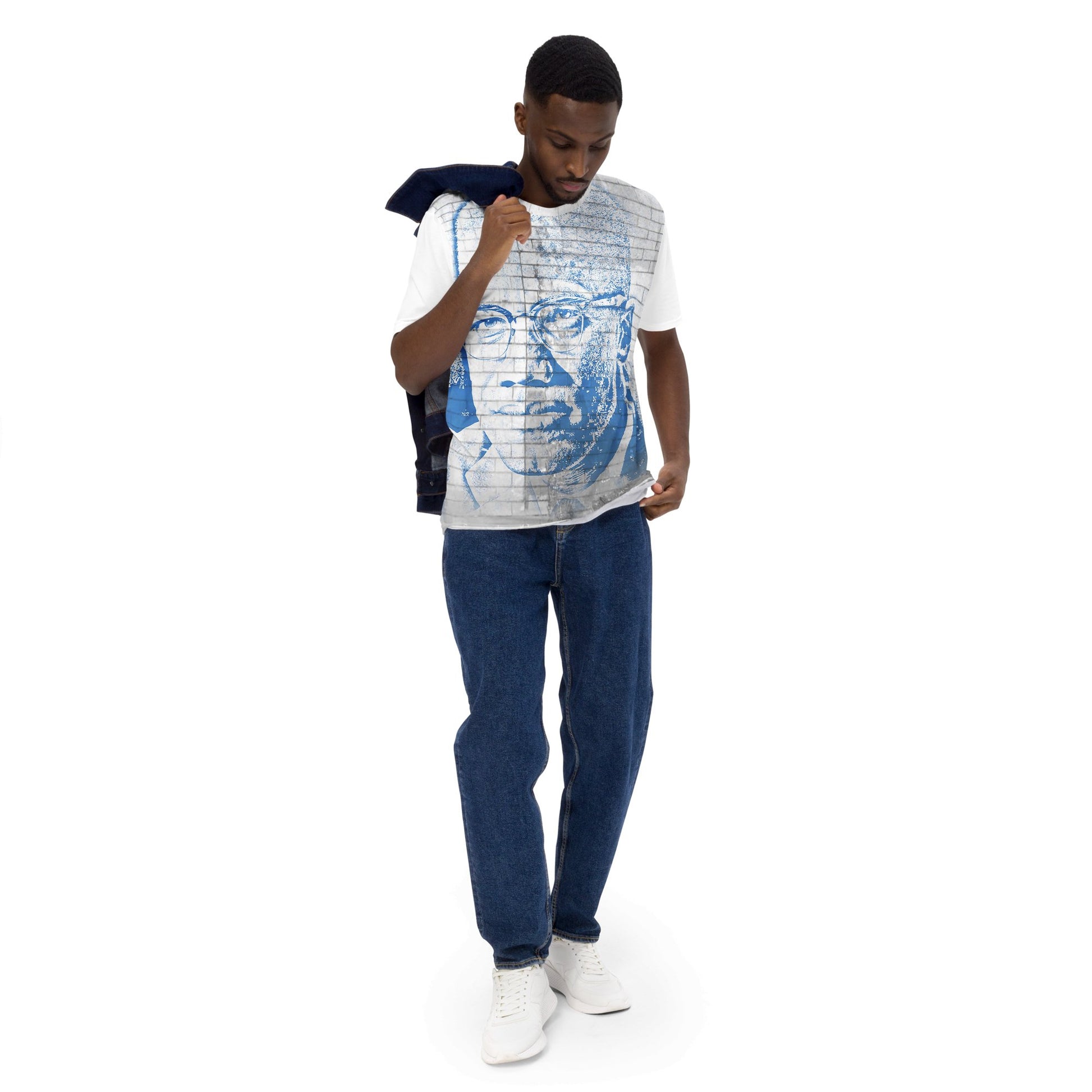Malcolm X All - Over Print Men's T-Shirt - Propaganda Department