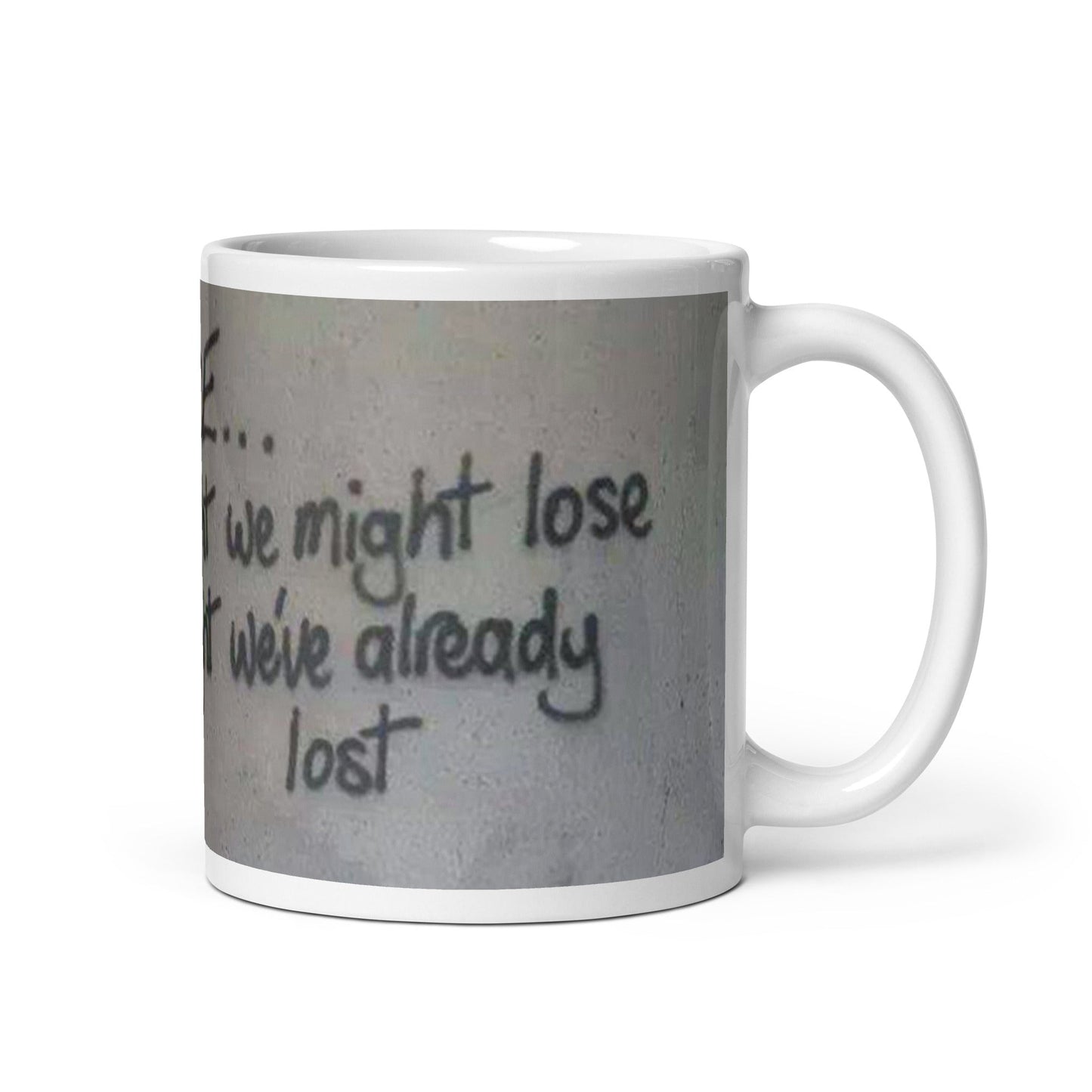 Resistance graffiti ceramic mug - Propaganda Department