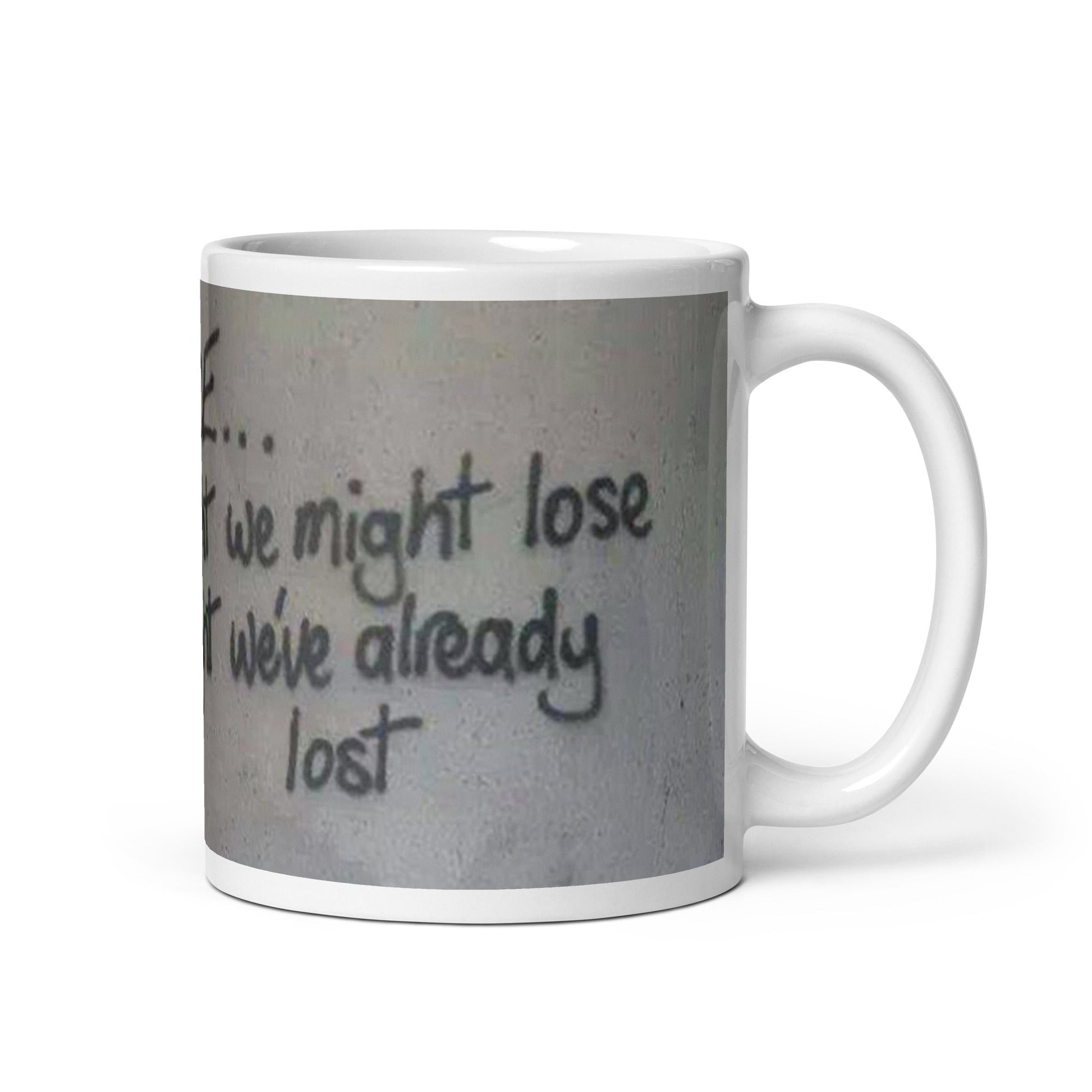 Resistance graffiti ceramic mug - Propaganda Department