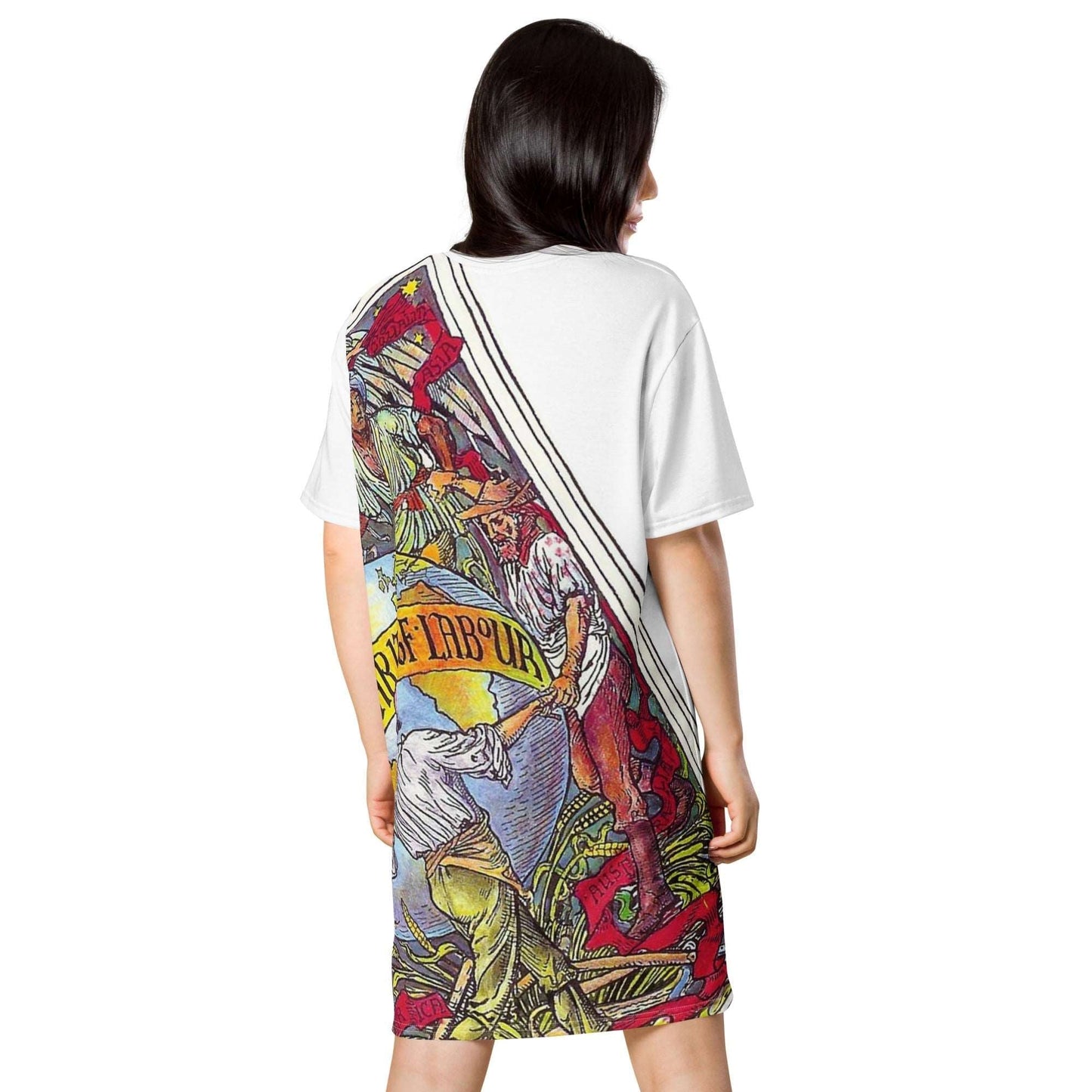 Walter Crane Solidarity - All - Over Print Dress - Propaganda Department