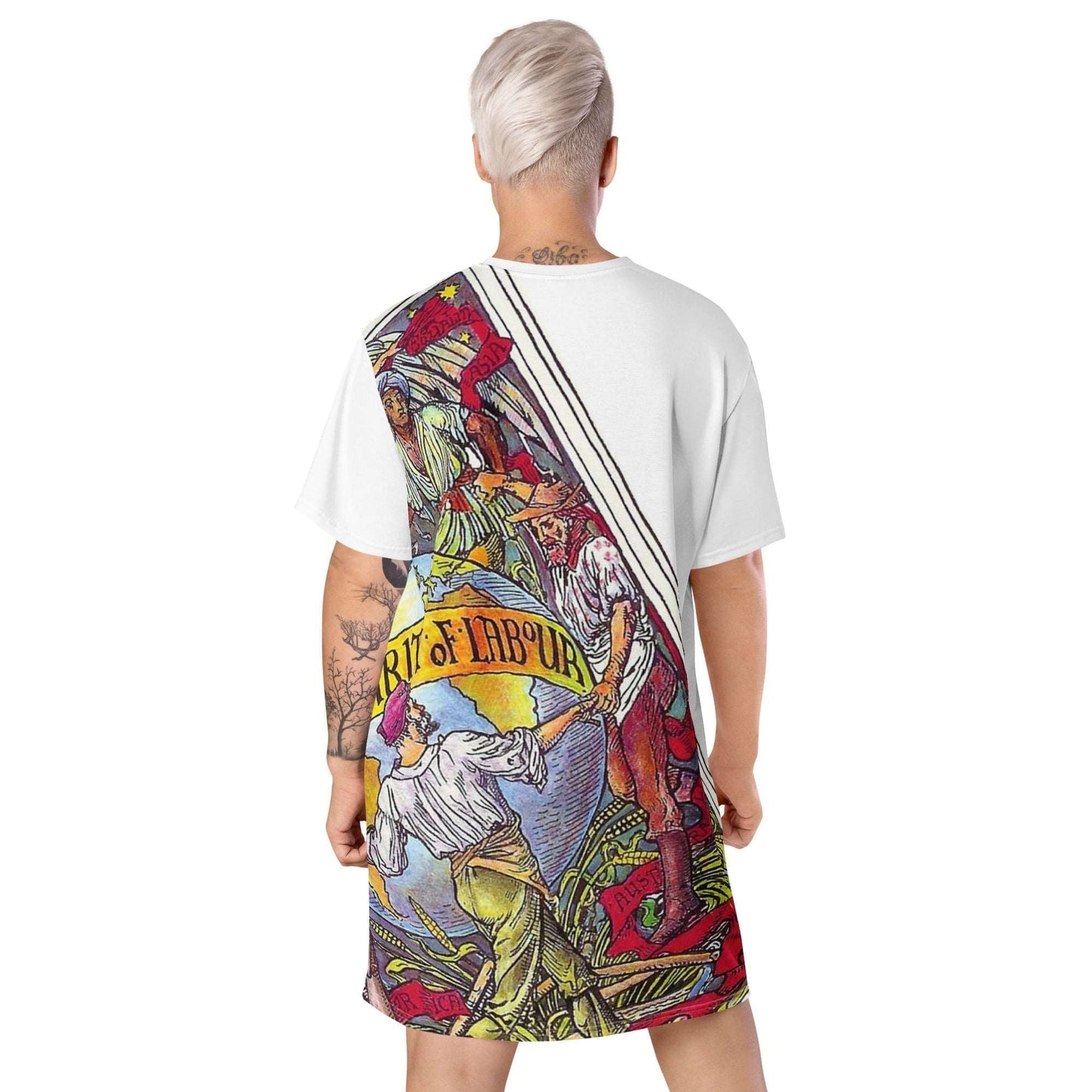 Walter Crane Solidarity - All - Over Print Dress - Propaganda Department