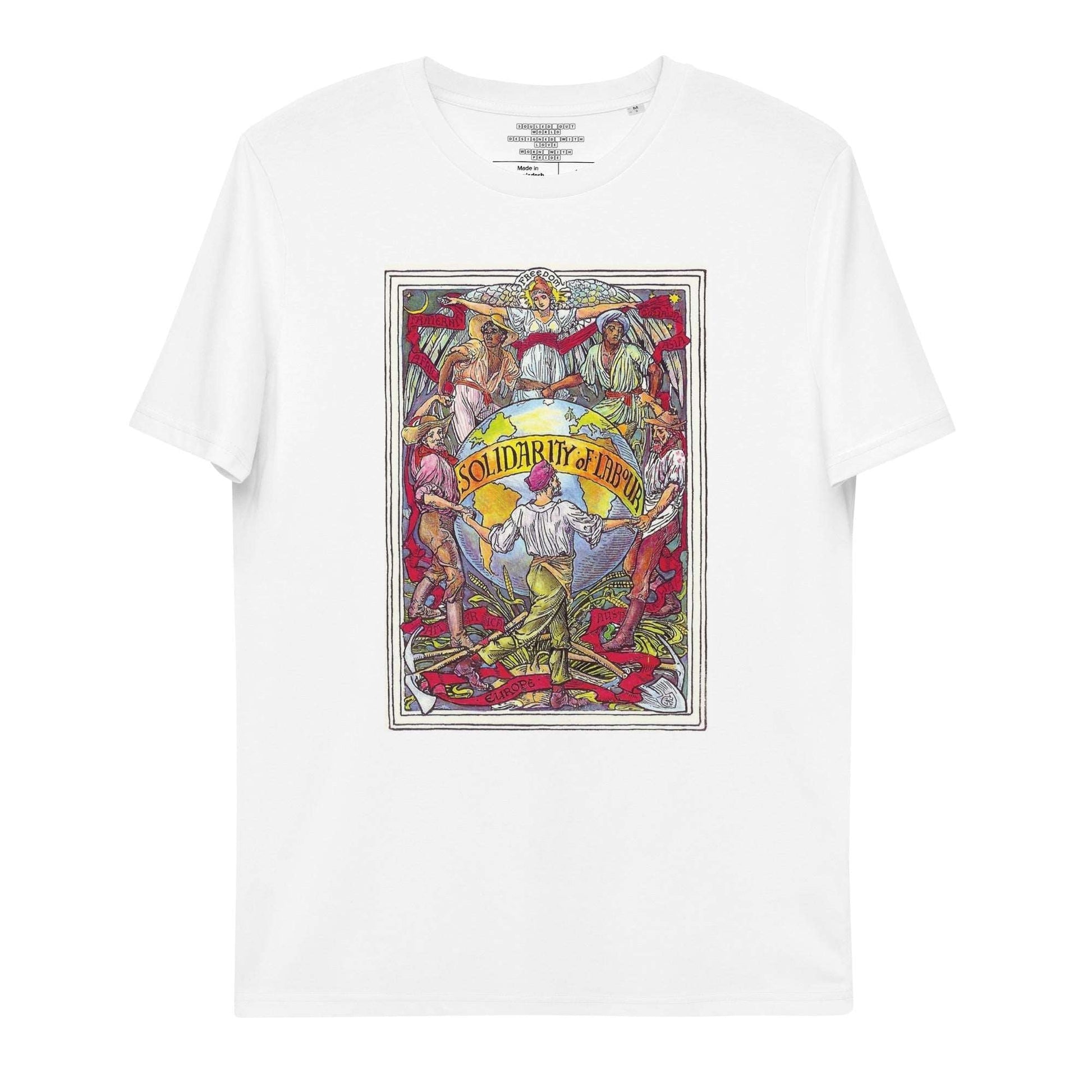 Walter Crane Solidarity - Unisex organic cotton t-shirt - Propaganda Department
