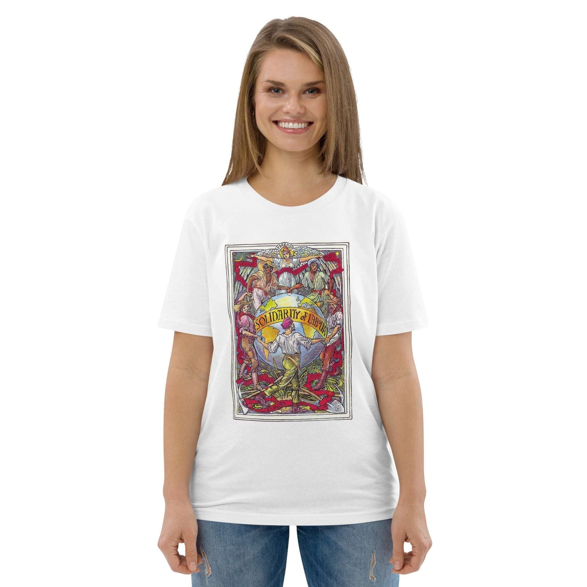 Walter Crane Solidarity - Unisex organic cotton t-shirt - Propaganda Department