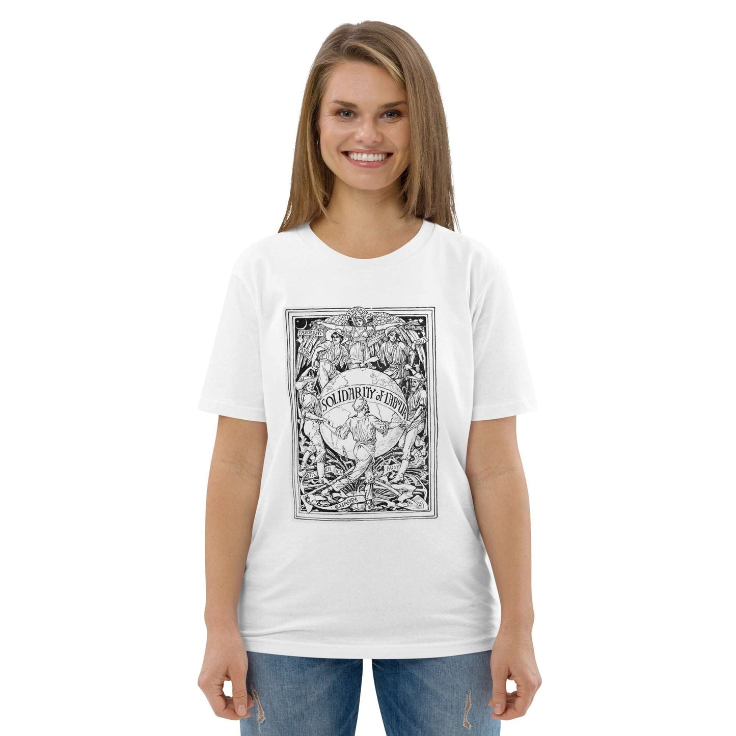 Walter Crane - Unisex organic cotton Solidarity t-shirt - Propaganda Department
