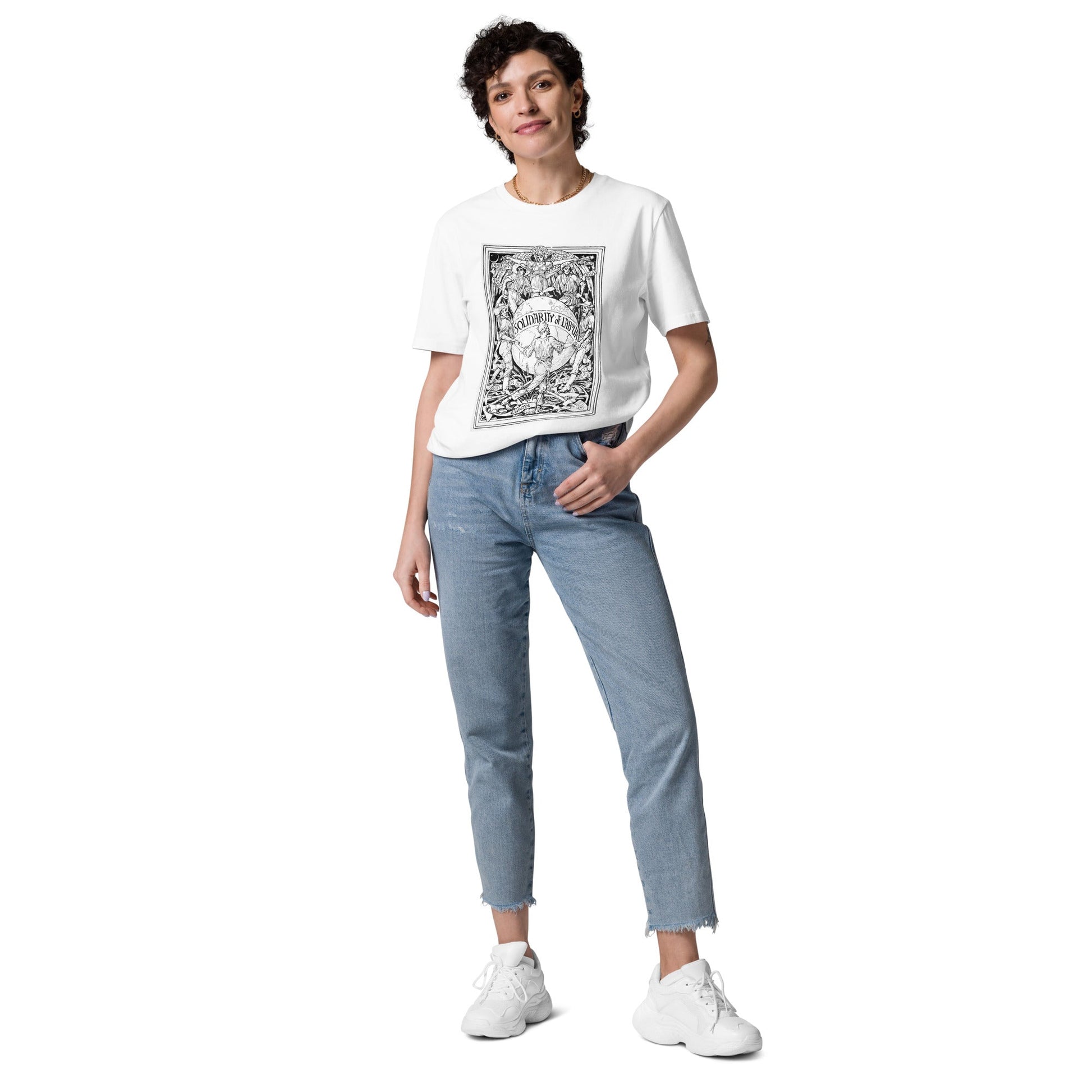 Walter Crane - Unisex organic cotton Solidarity t-shirt - Propaganda Department