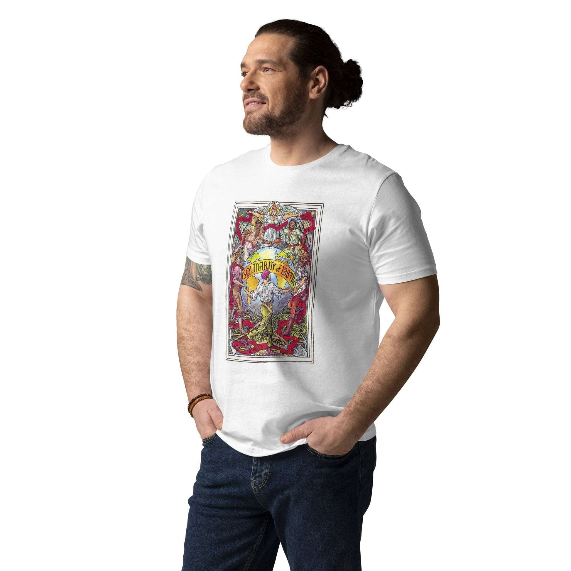 Walter Crane Solidarity - Unisex organic cotton t-shirt - Propaganda Department