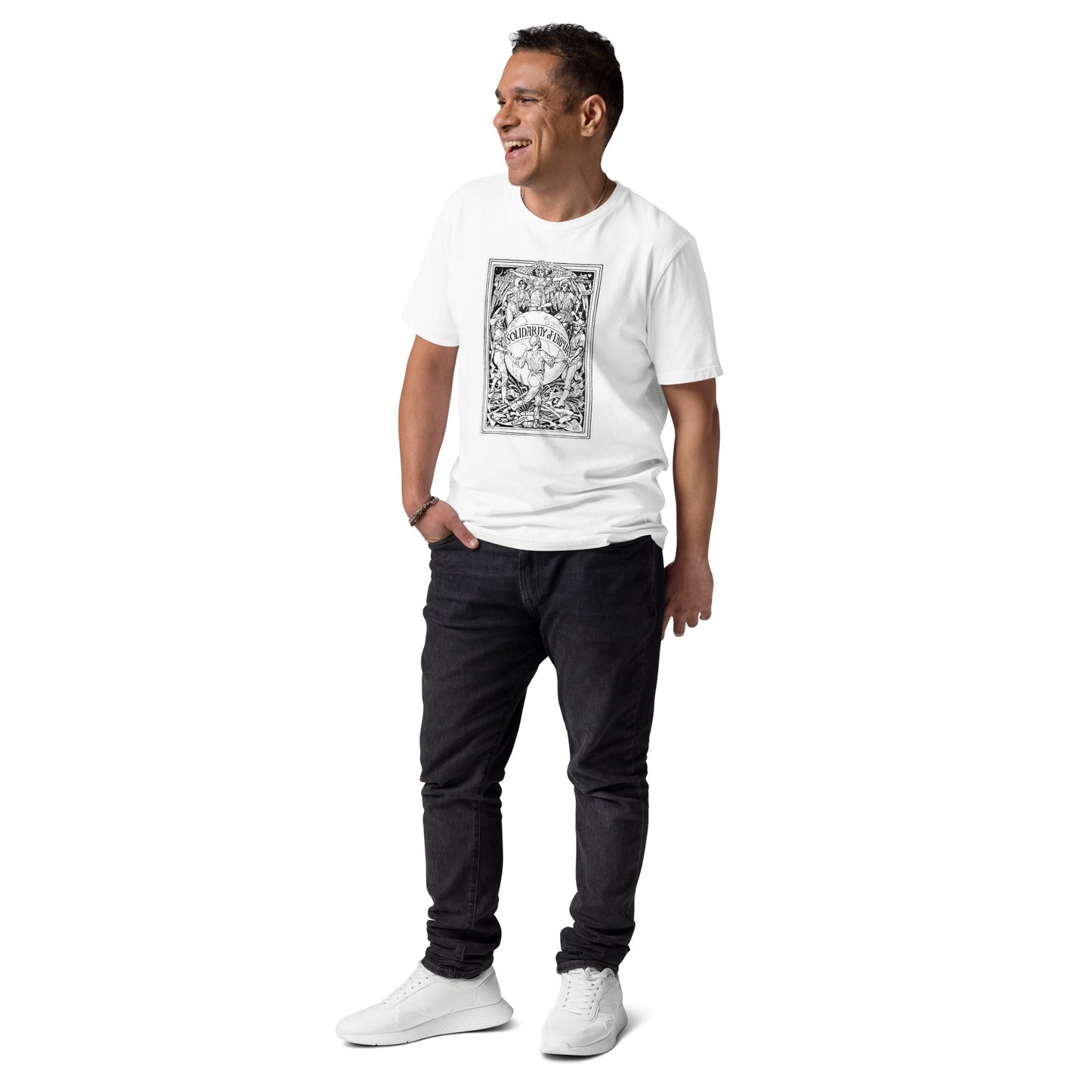 Walter Crane - Unisex organic cotton Solidarity t-shirt - Propaganda Department