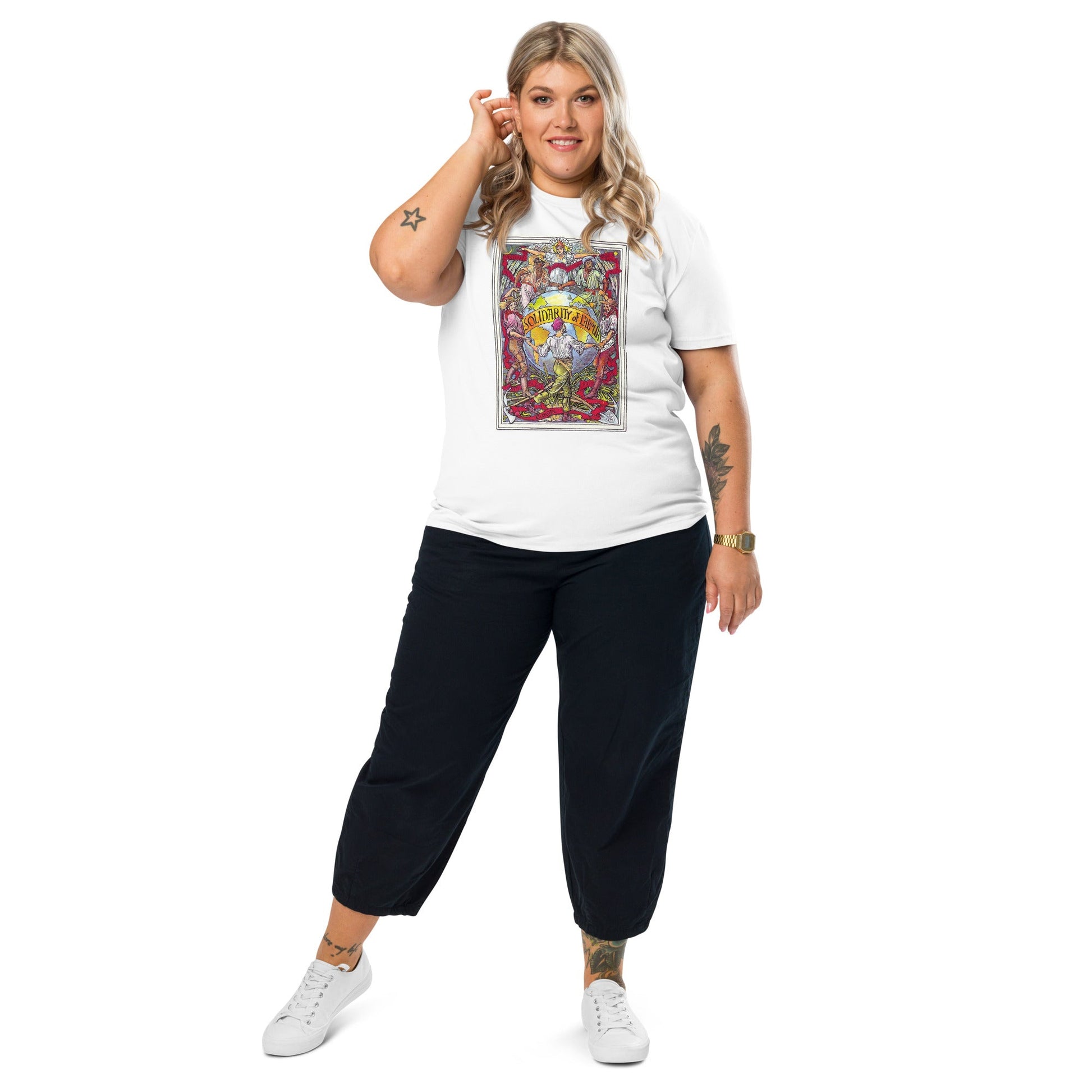 Walter Crane Solidarity - Unisex organic cotton t-shirt - Propaganda Department