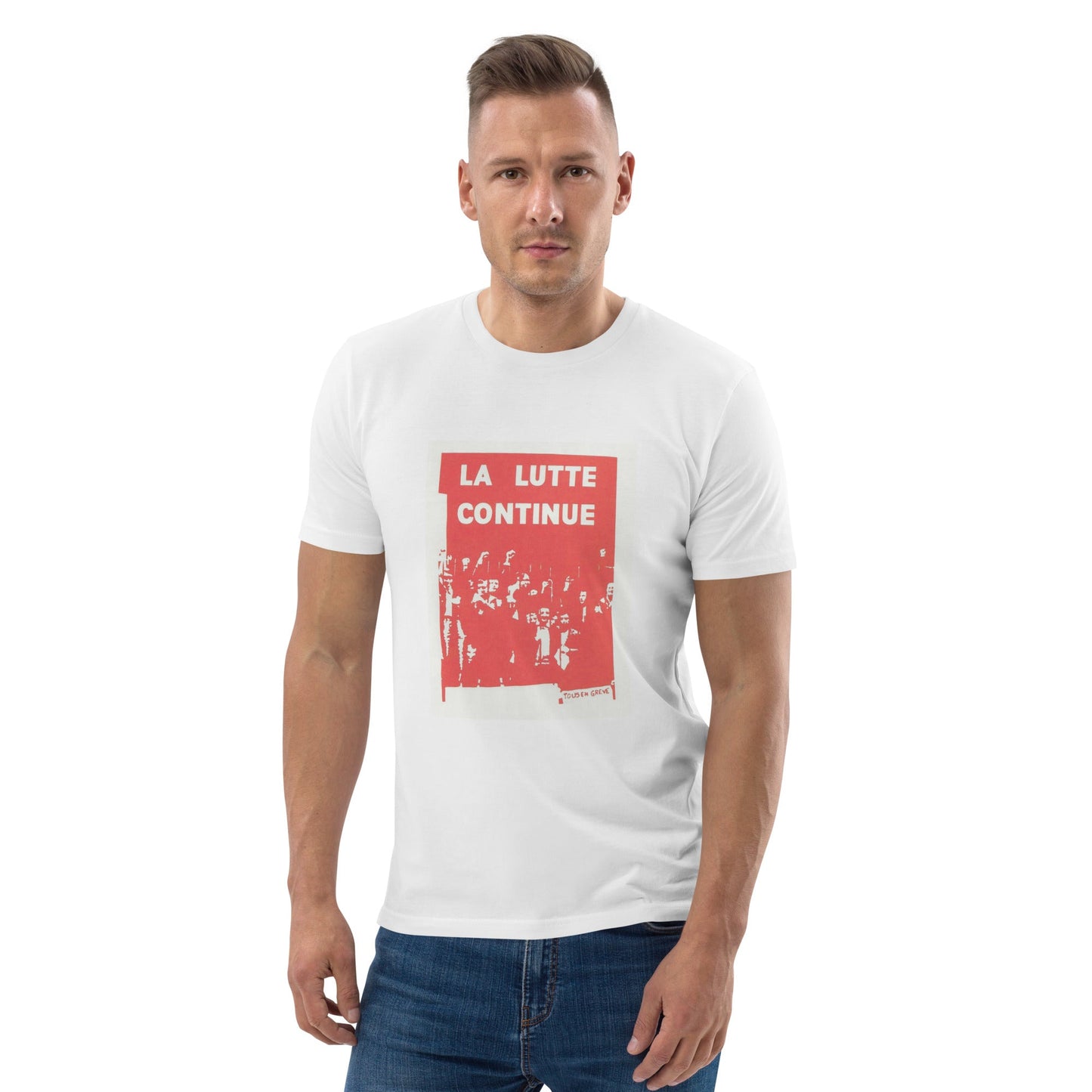 The Struggle Continues - Unisex organic cotton t-shirt - Propaganda Department