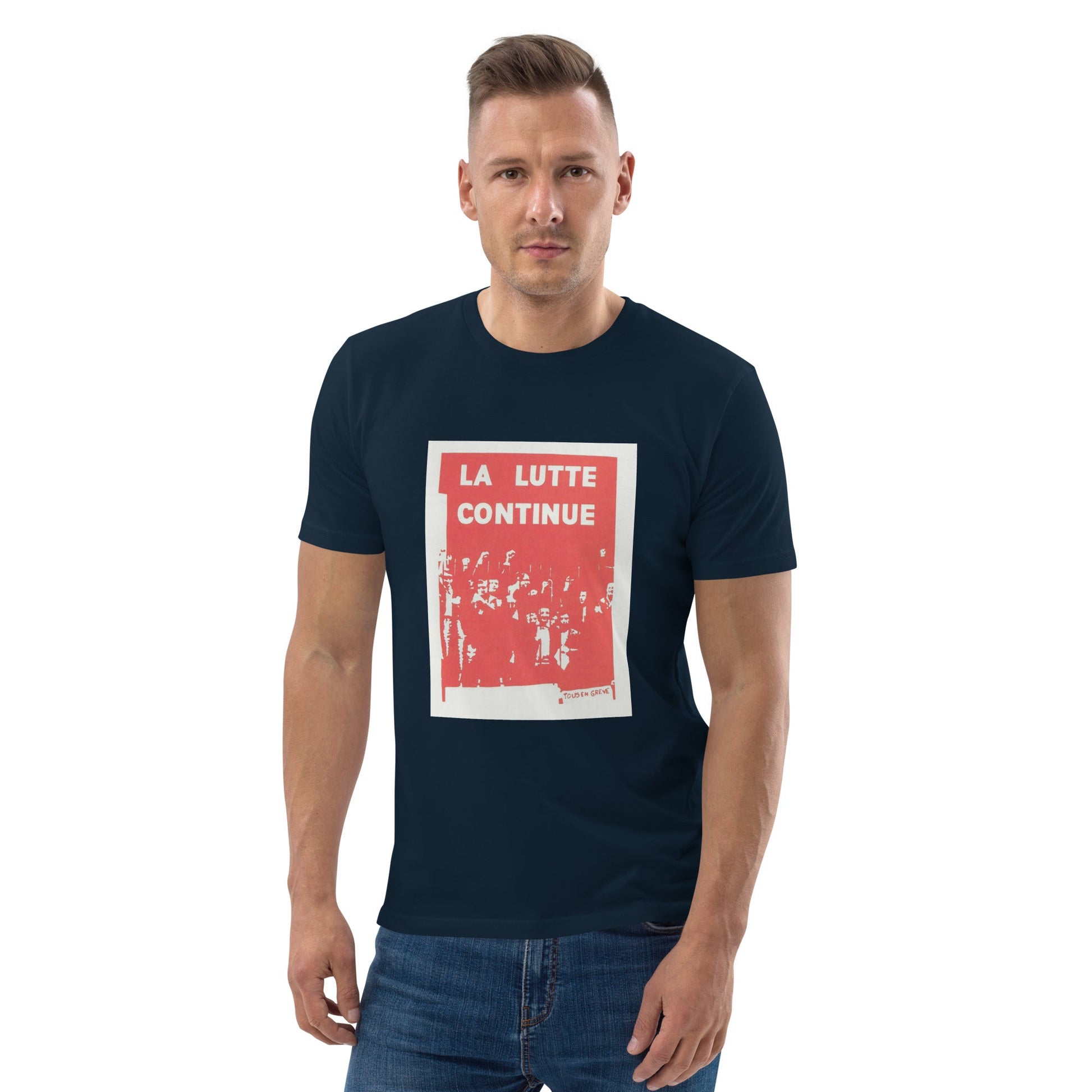 The Struggle Continues - Unisex organic cotton t-shirt - Propaganda Department