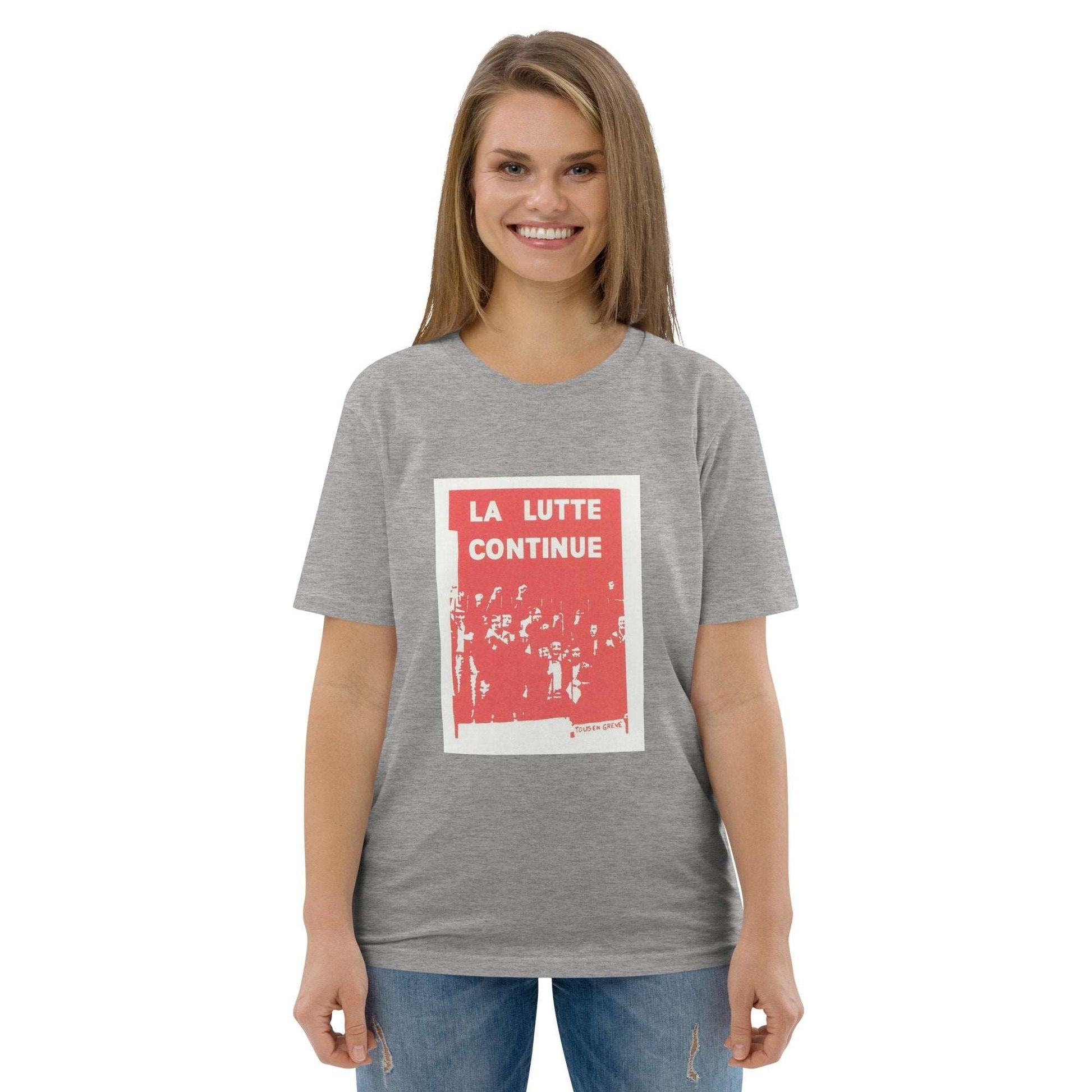 The Struggle Continues - Unisex organic cotton t-shirt - Propaganda Department