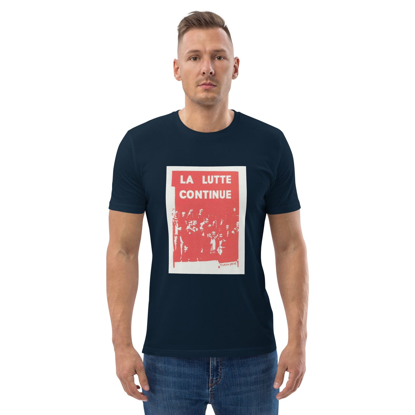 The Struggle Continues - Unisex organic cotton t-shirt - Propaganda Department