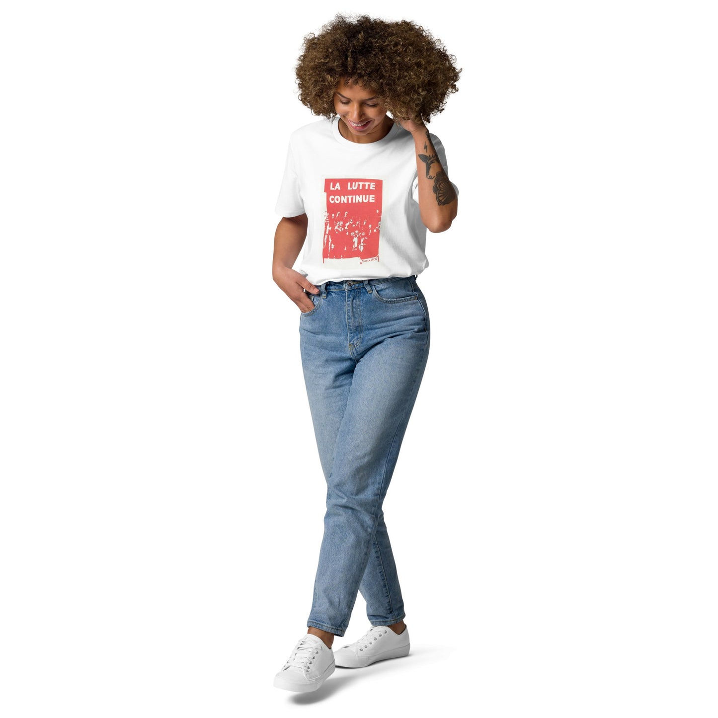 The Struggle Continues - Unisex organic cotton t-shirt - Propaganda Department