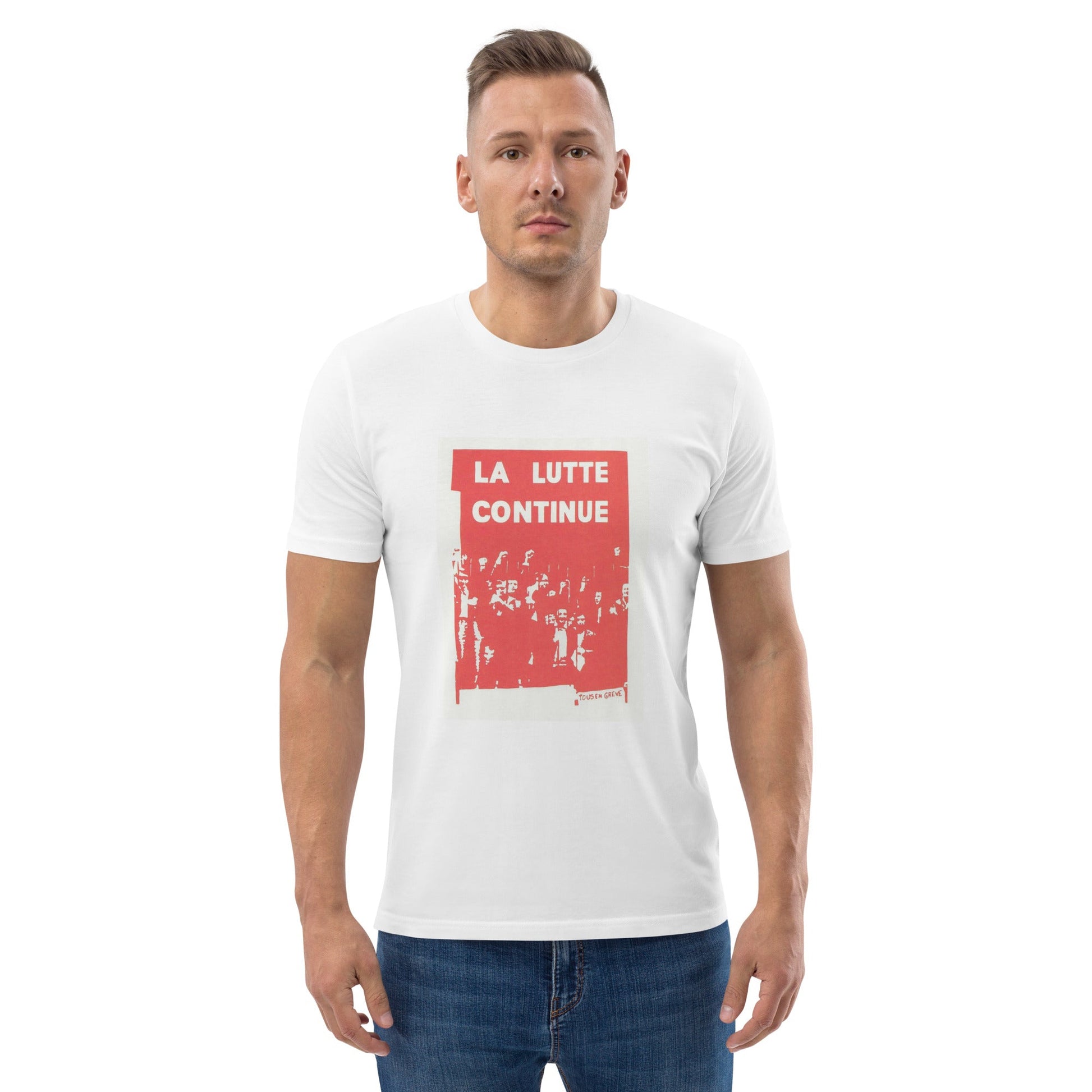 The Struggle Continues - Unisex organic cotton t-shirt - Propaganda Department