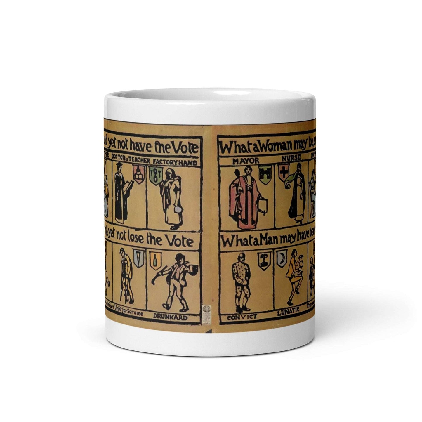 What A Woman! Suffrage Atelier Ceramic Mug - Propaganda Department