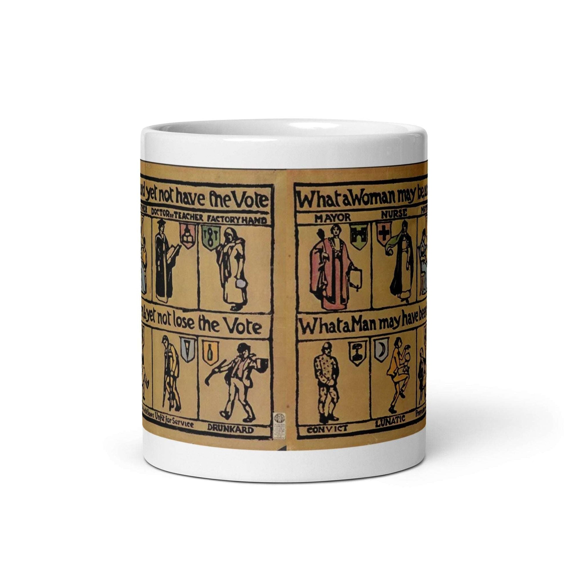 What A Woman! Suffrage Atelier Ceramic Mug - Propaganda Department