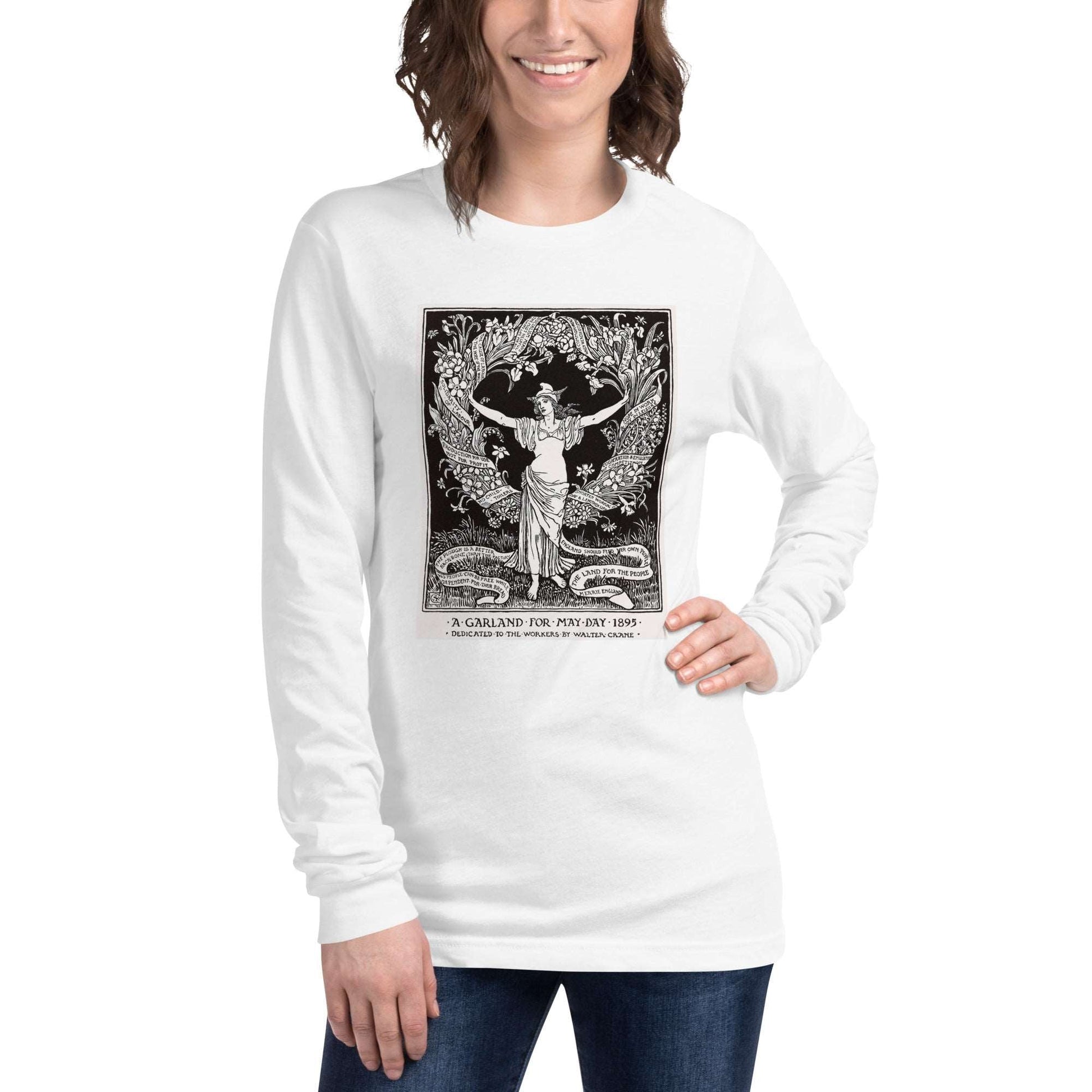 Walter Crane Workers - Unisex Long Sleeve Tee - Propaganda Department